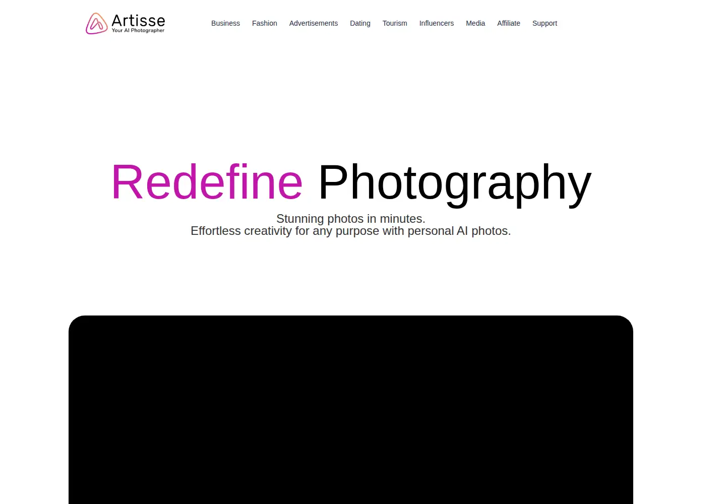 Screenshot of artisse.ai