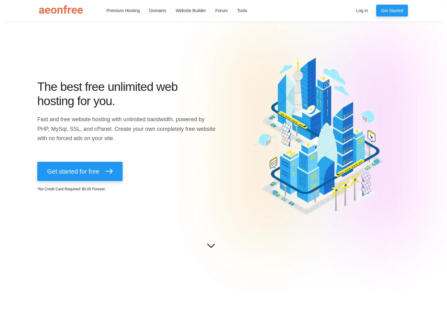 Screenshot of zya.me
