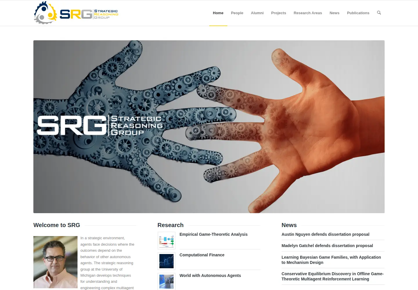 Screenshot of strategicreasoning.org