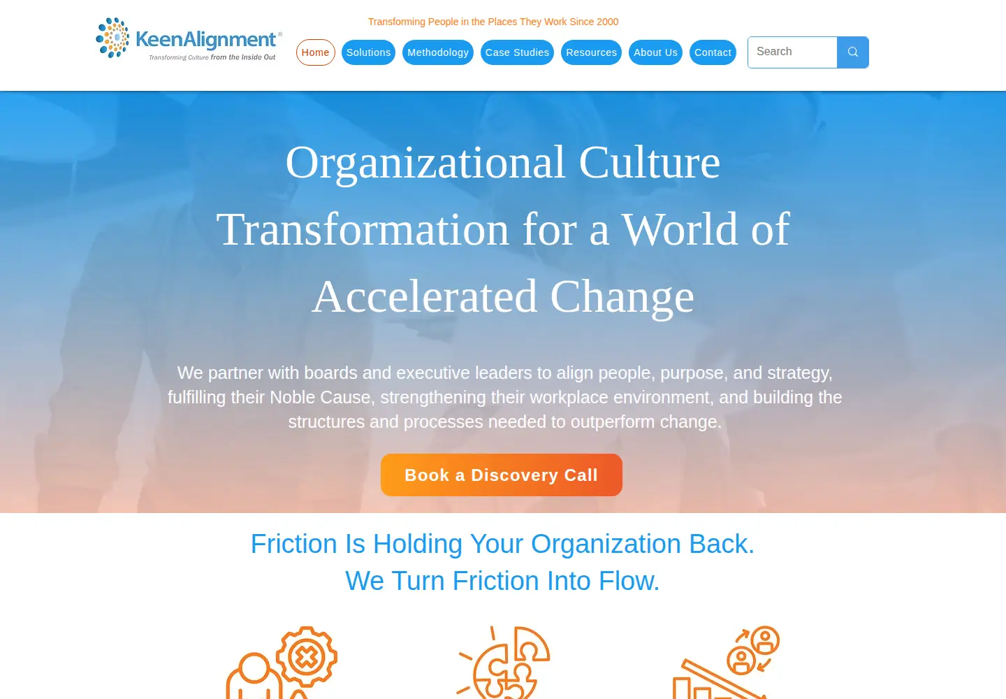 Screenshot of keenalignment.com