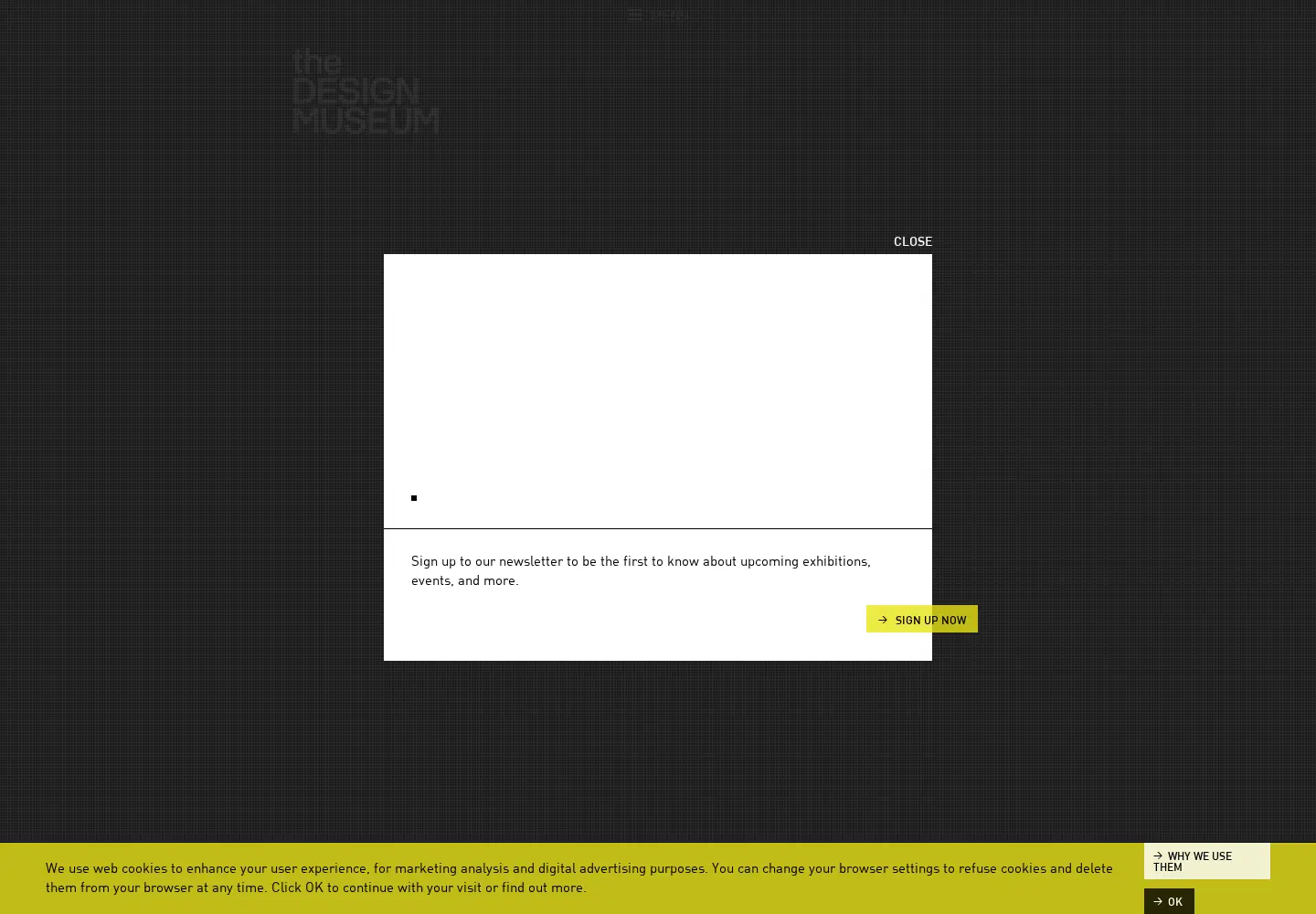 Screenshot of designmuseum.org