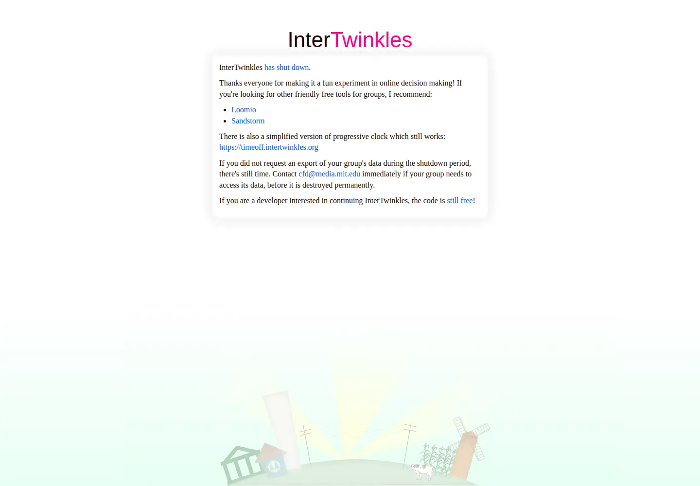Screenshot of intertwinkles.org