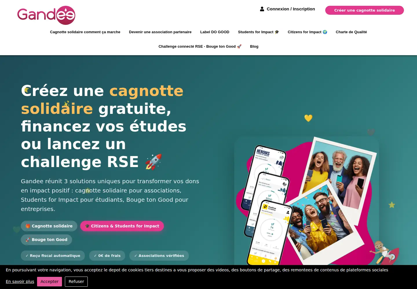Screenshot of gandee.com