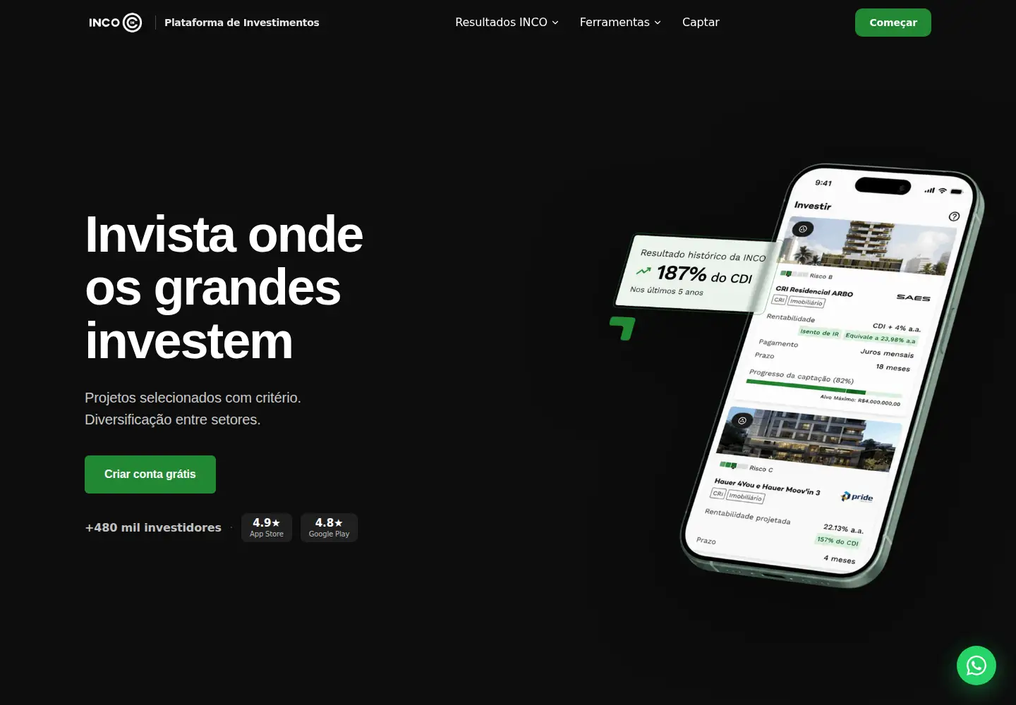 Screenshot of inco.vc