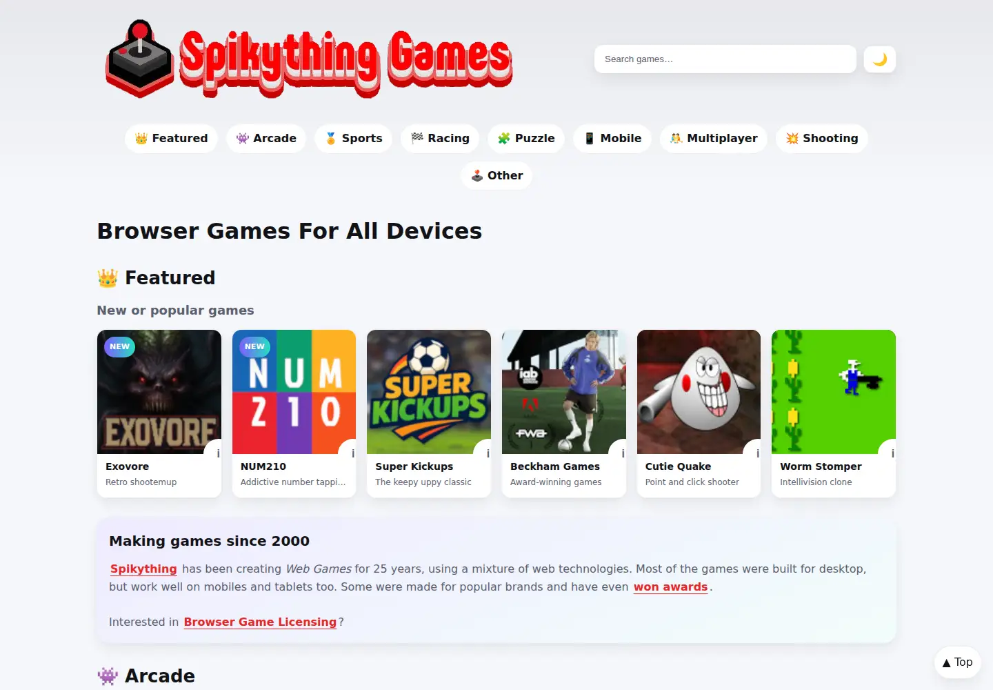 Screenshot of spikything.com