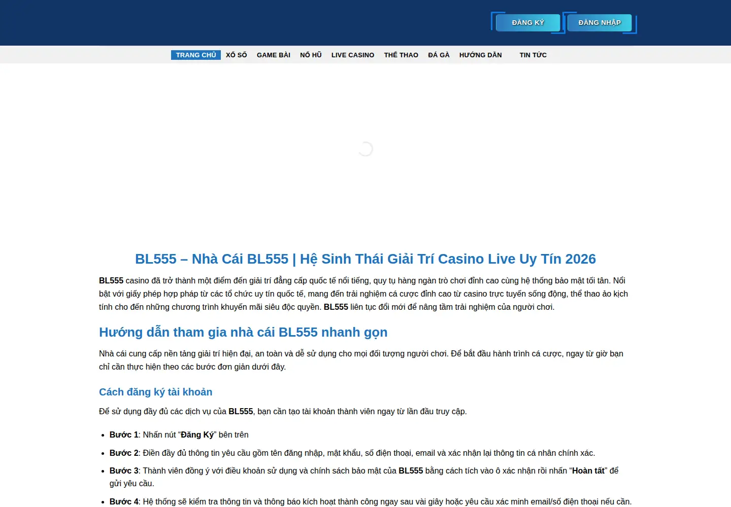 Screenshot of bl555.beauty