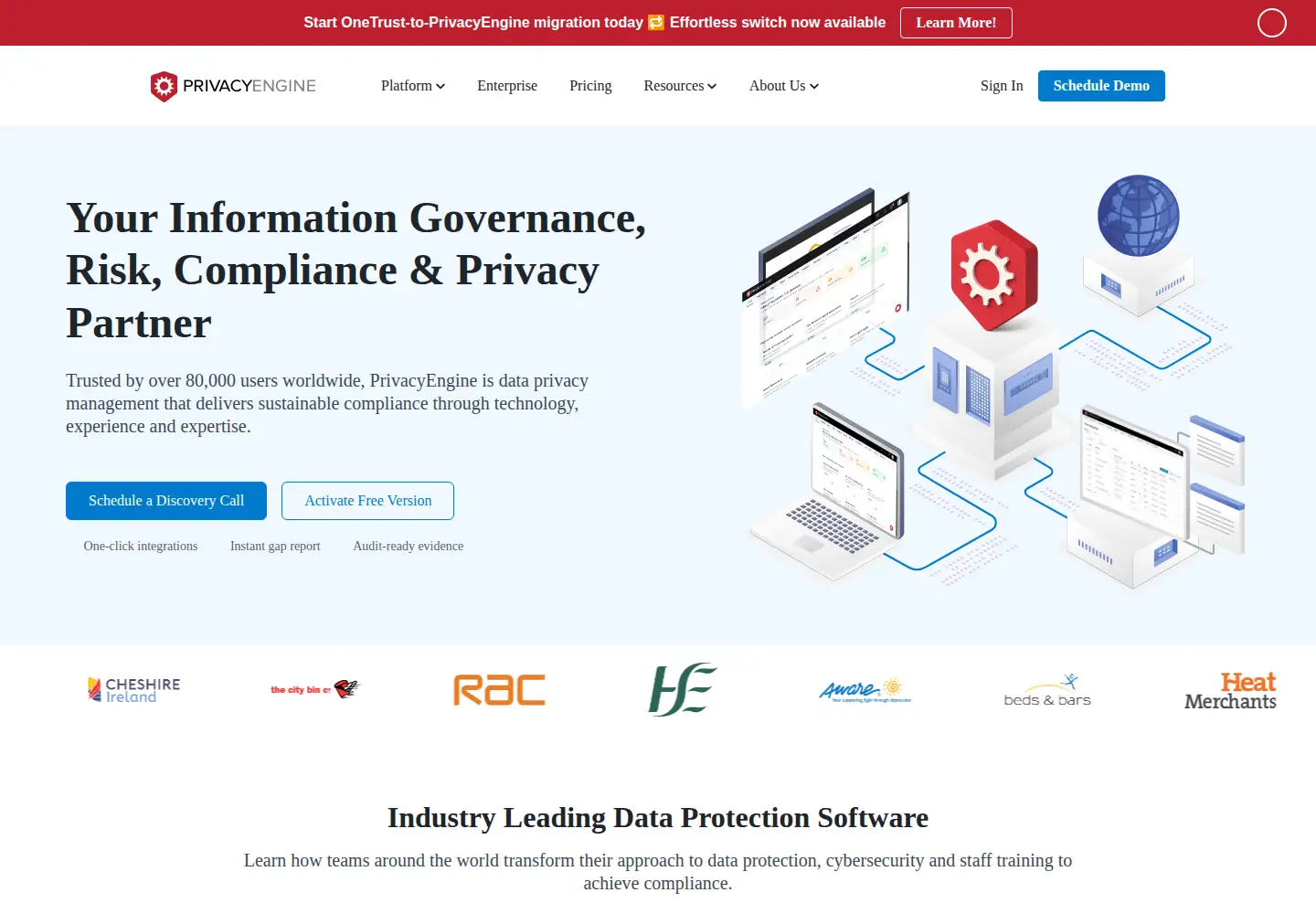 Screenshot of privacyengine.io