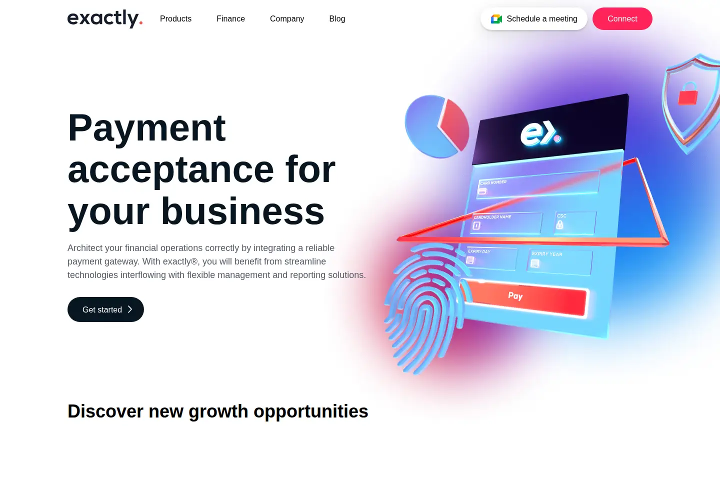 Captured homepage of exactly.com in the current scan