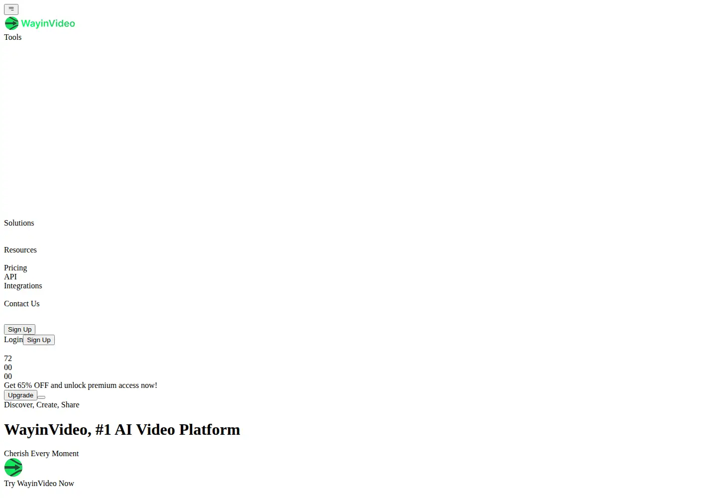 Screenshot of wayin.ai