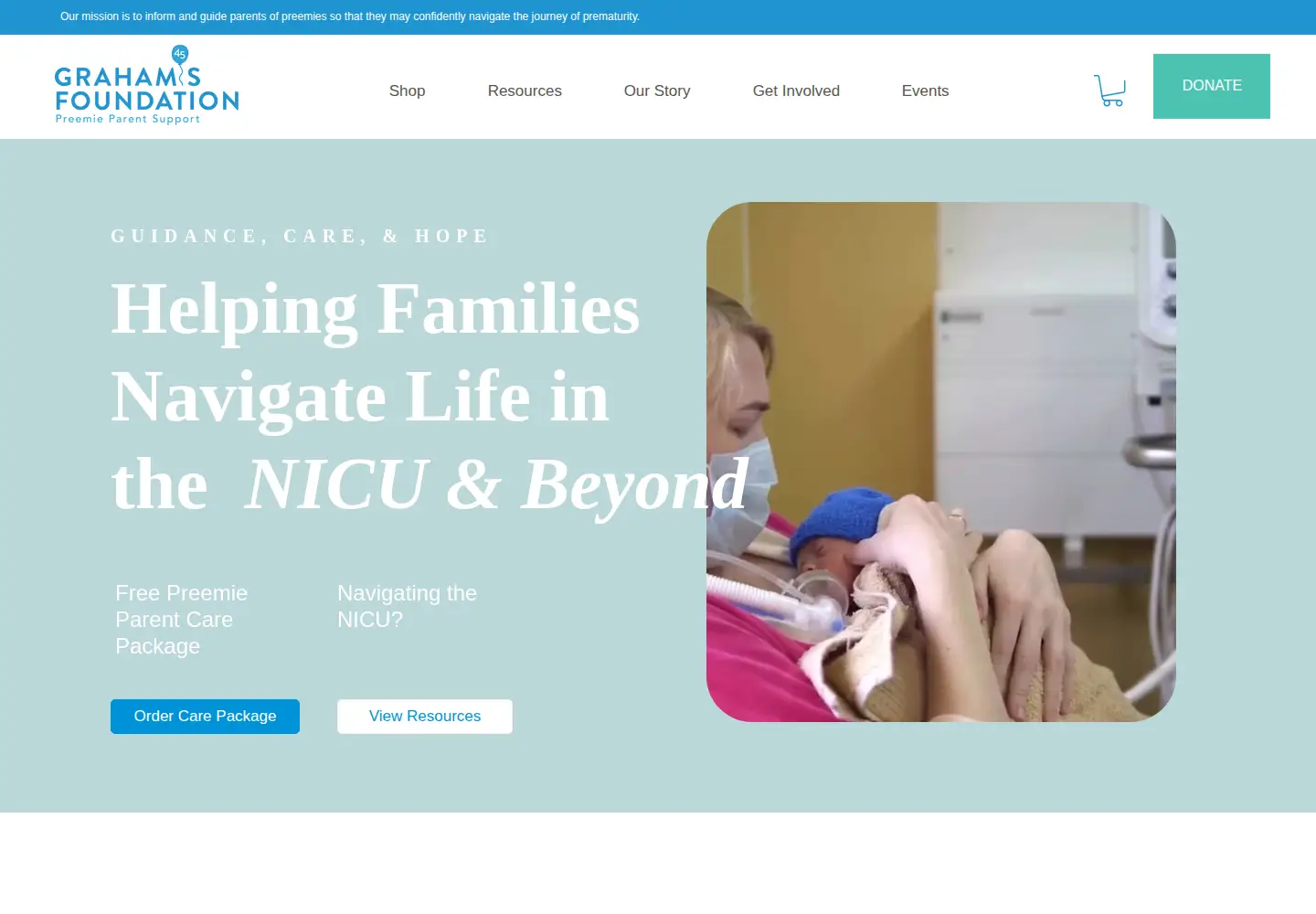 Captured homepage of grahamsfoundation.org in the current scan