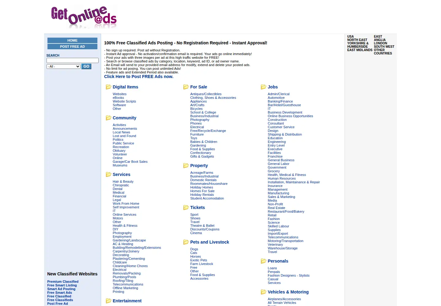 Screenshot of getadsonline.com