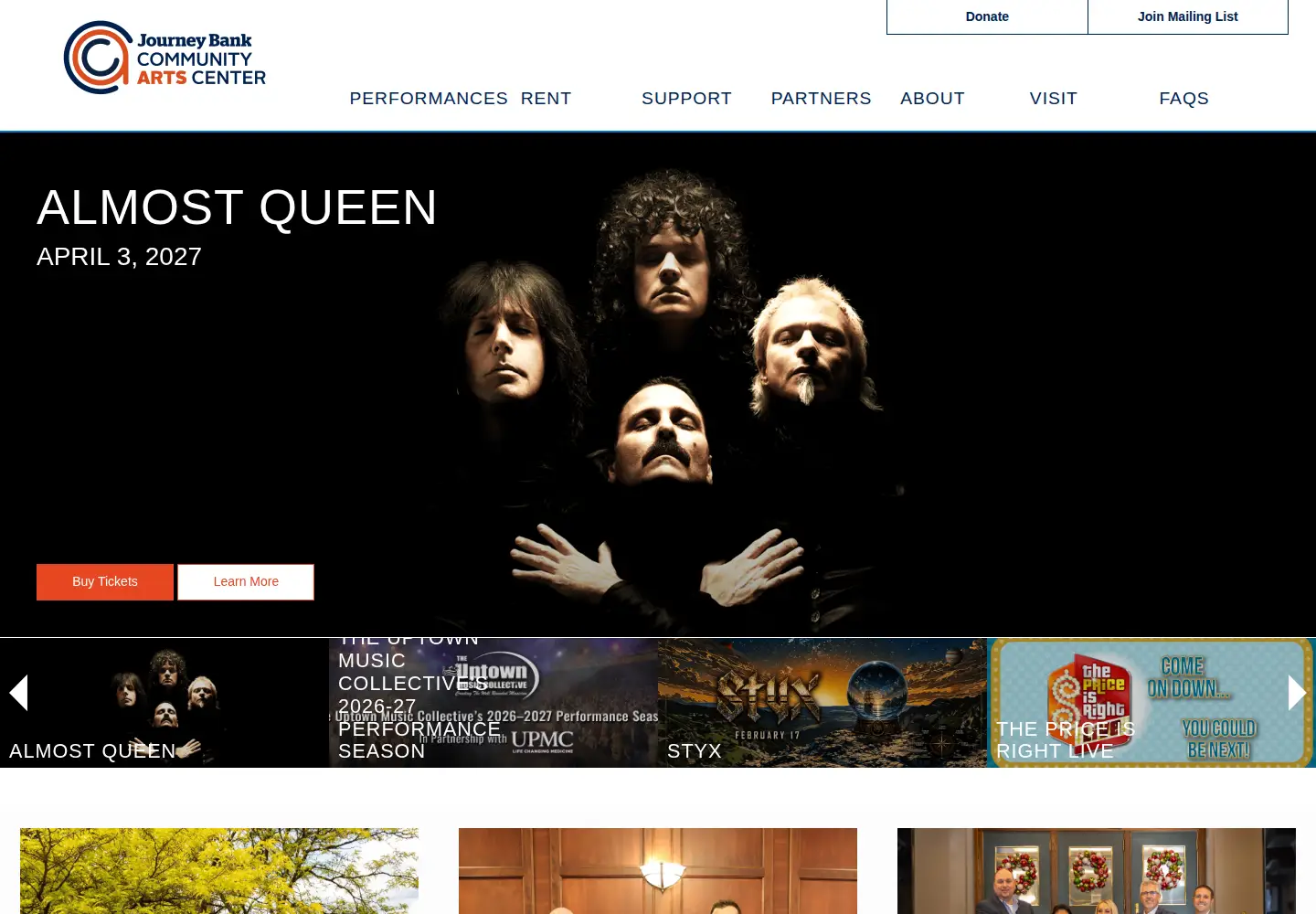 Captured homepage of caclive.com in the current scan