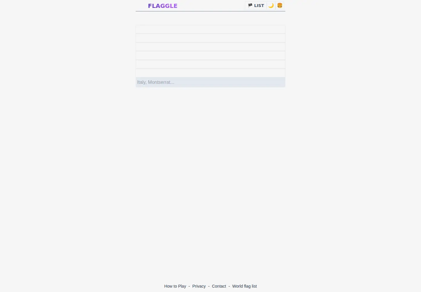 Screenshot of flaggle.app