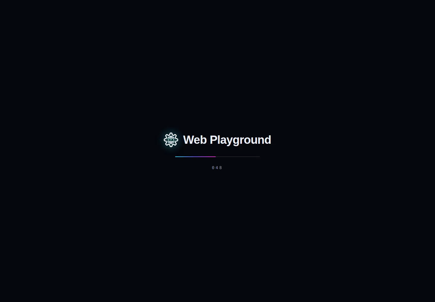 Screenshot of webplayground.fr