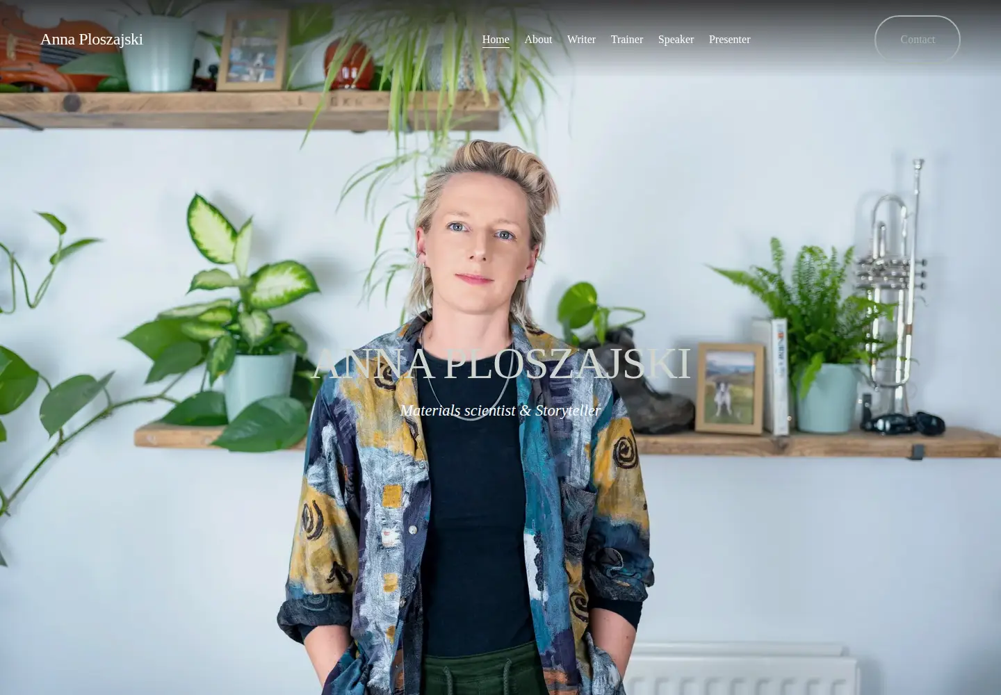 Screenshot of annaploszajski.com