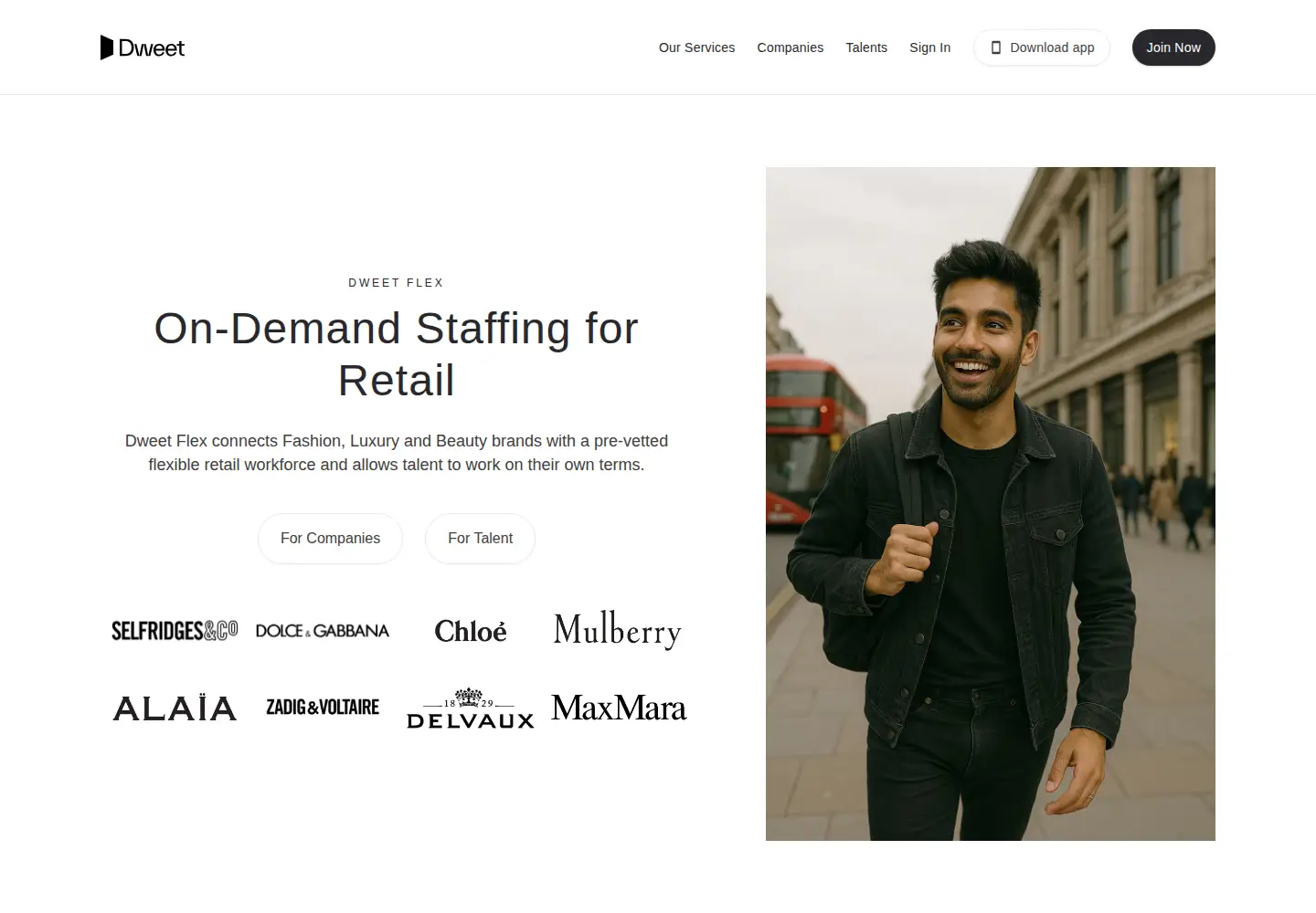 Screenshot of dweet.com
