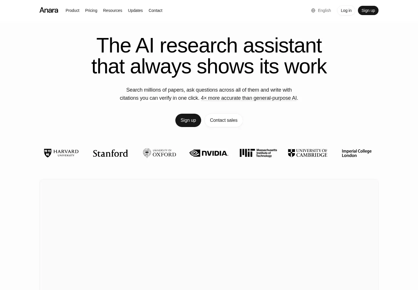 Screenshot of anara.com