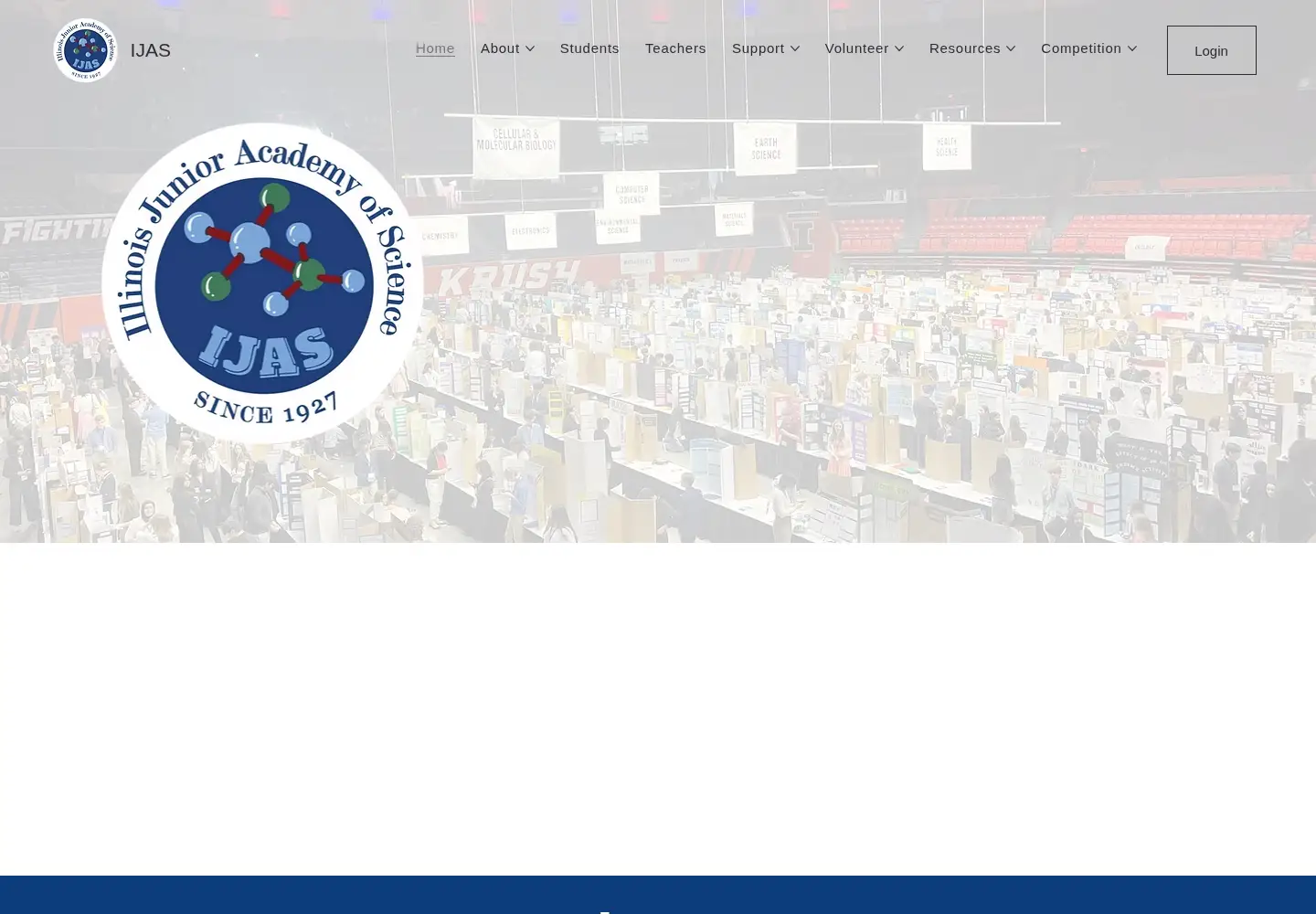 Screenshot of ijas.org