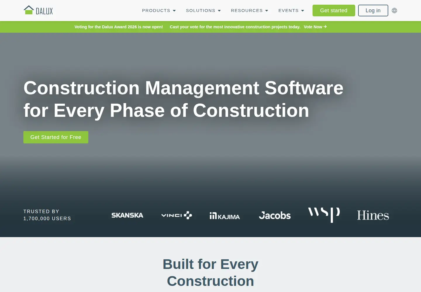 Screenshot of dalux.com