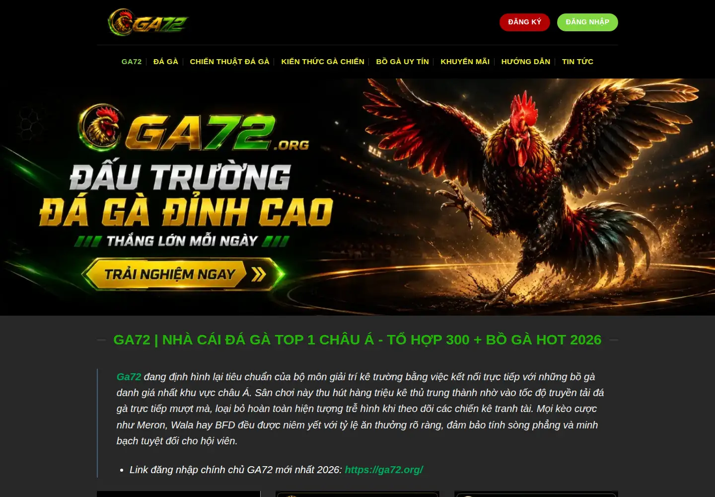 Screenshot of ga72.org