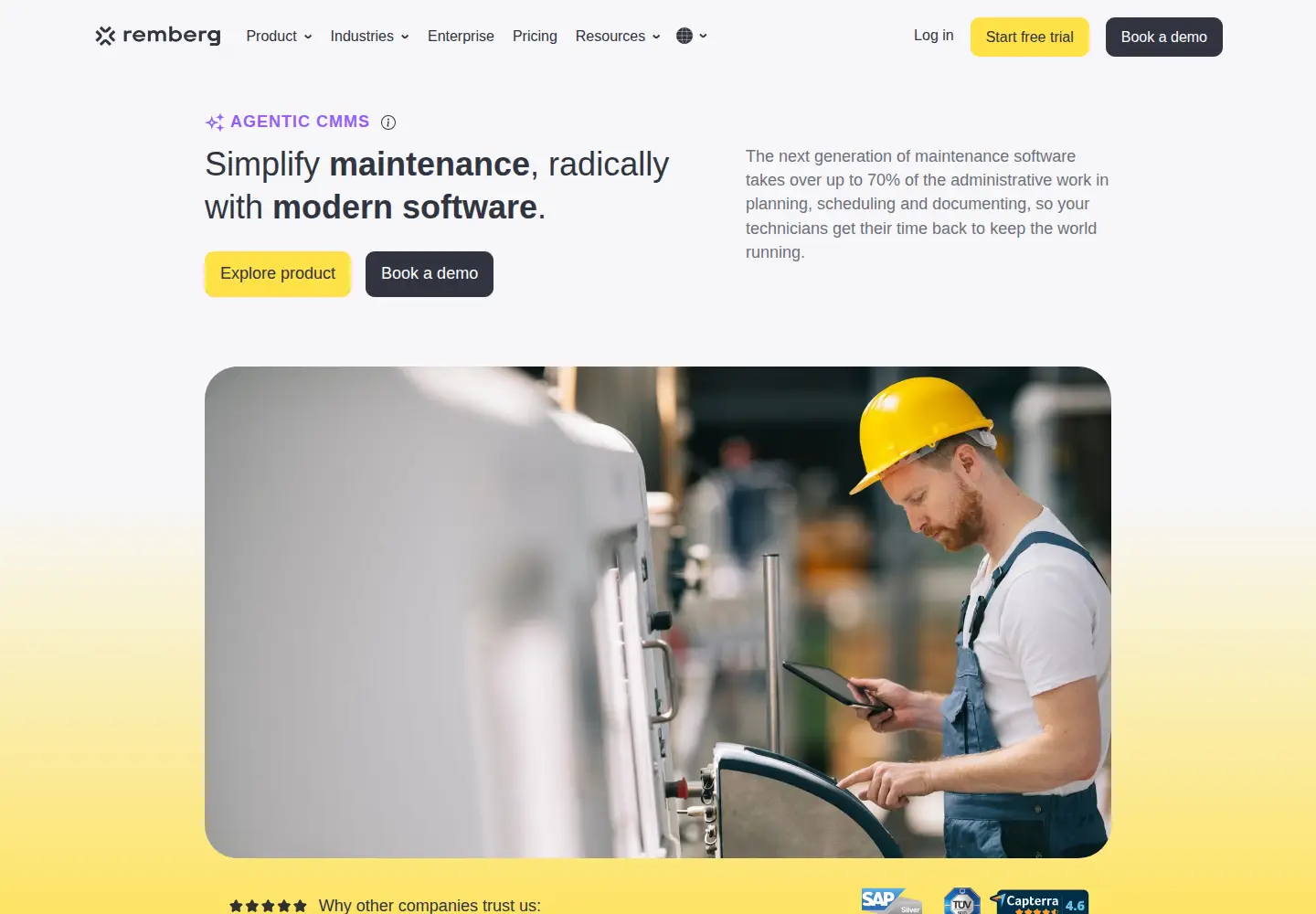Screenshot of remberg.com