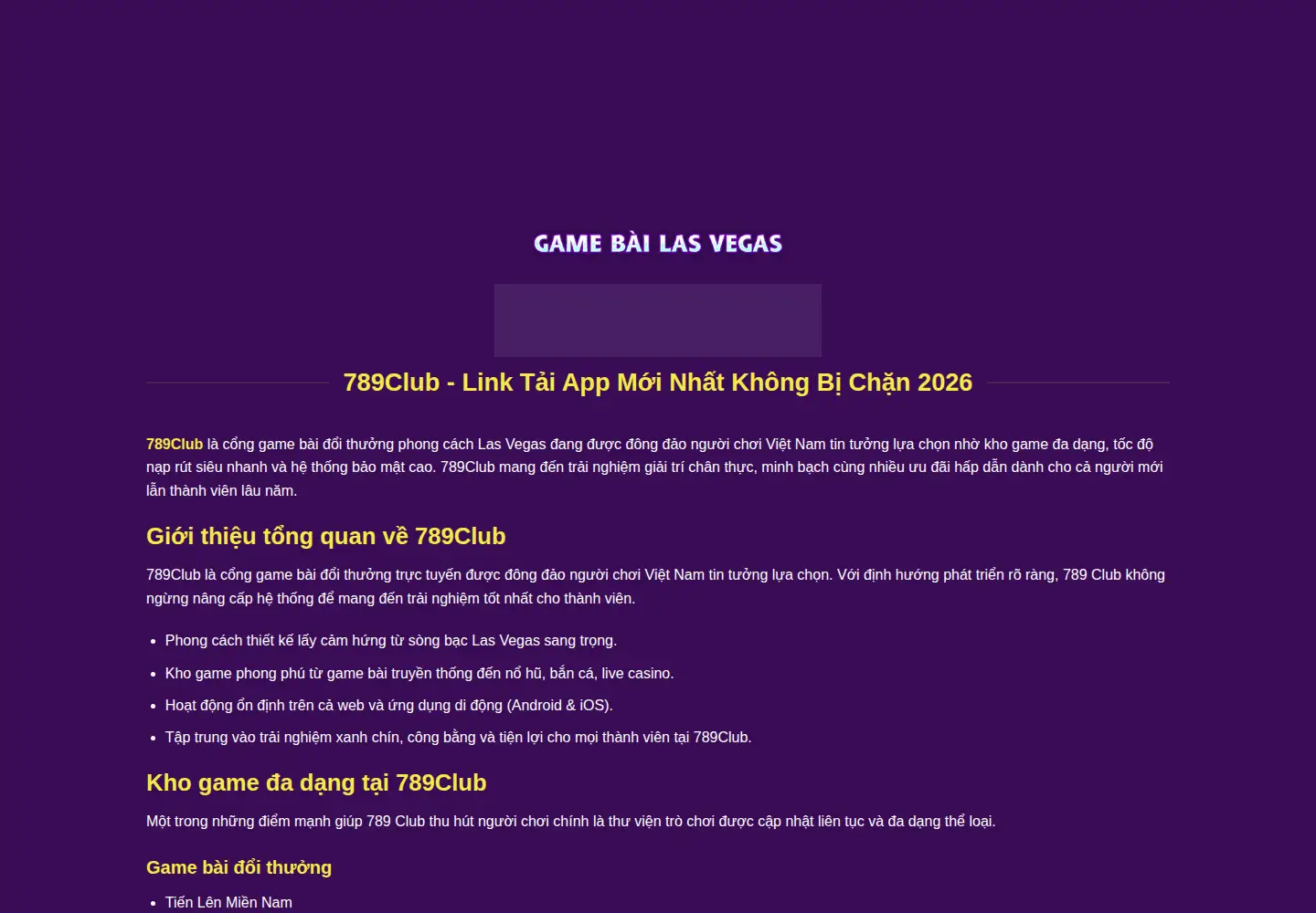 Screenshot of 789club10.org