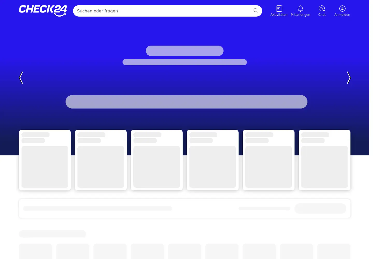 Screenshot of check24.de