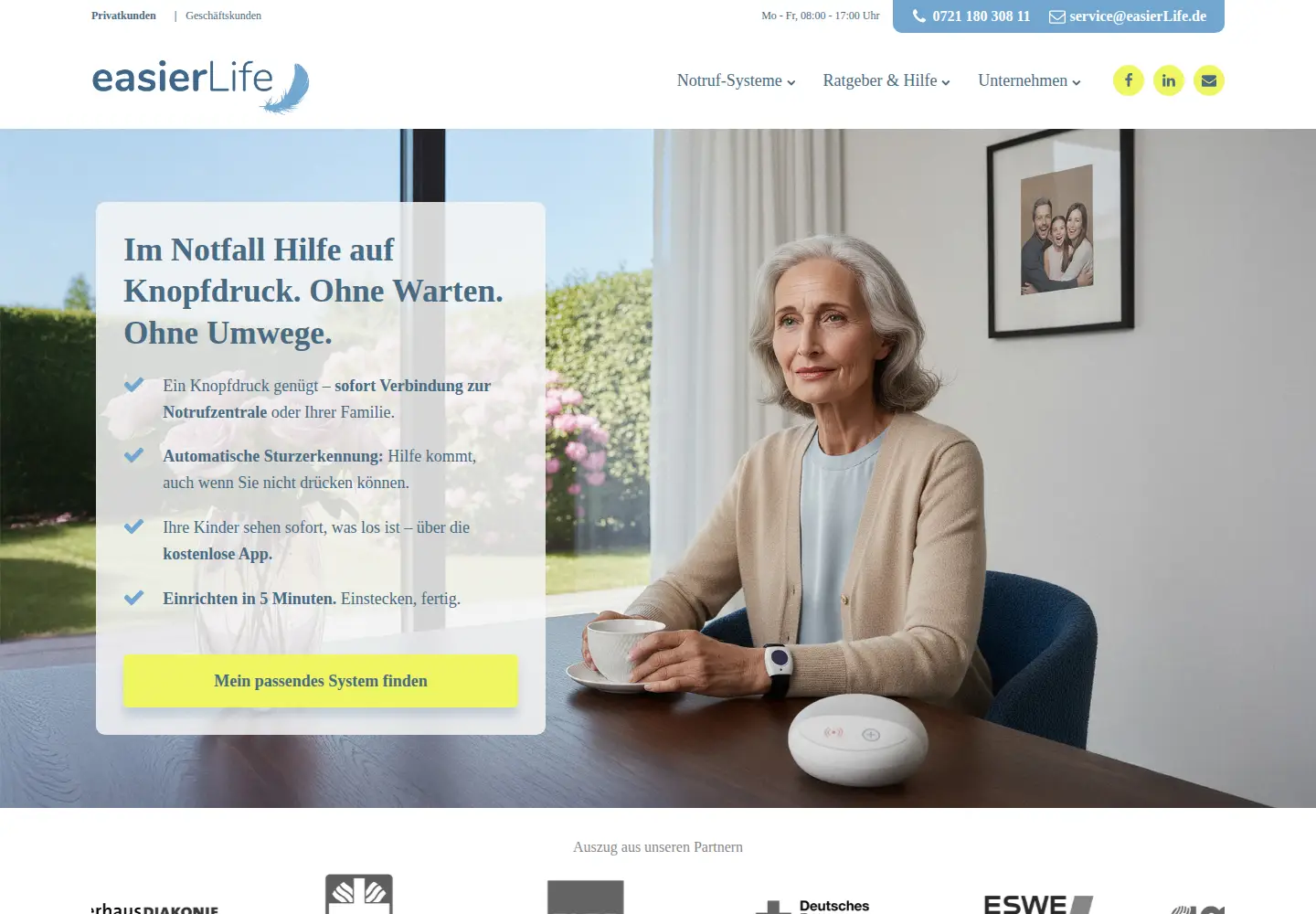 Screenshot of easierlife.de