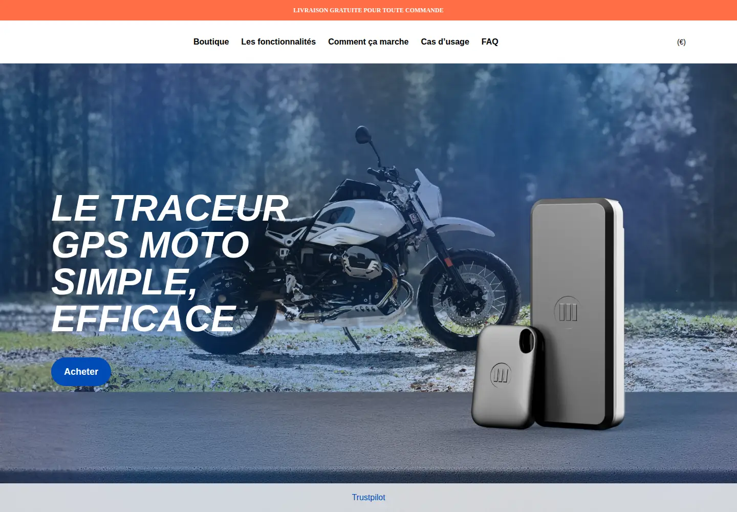 Screenshot of monimoto.com