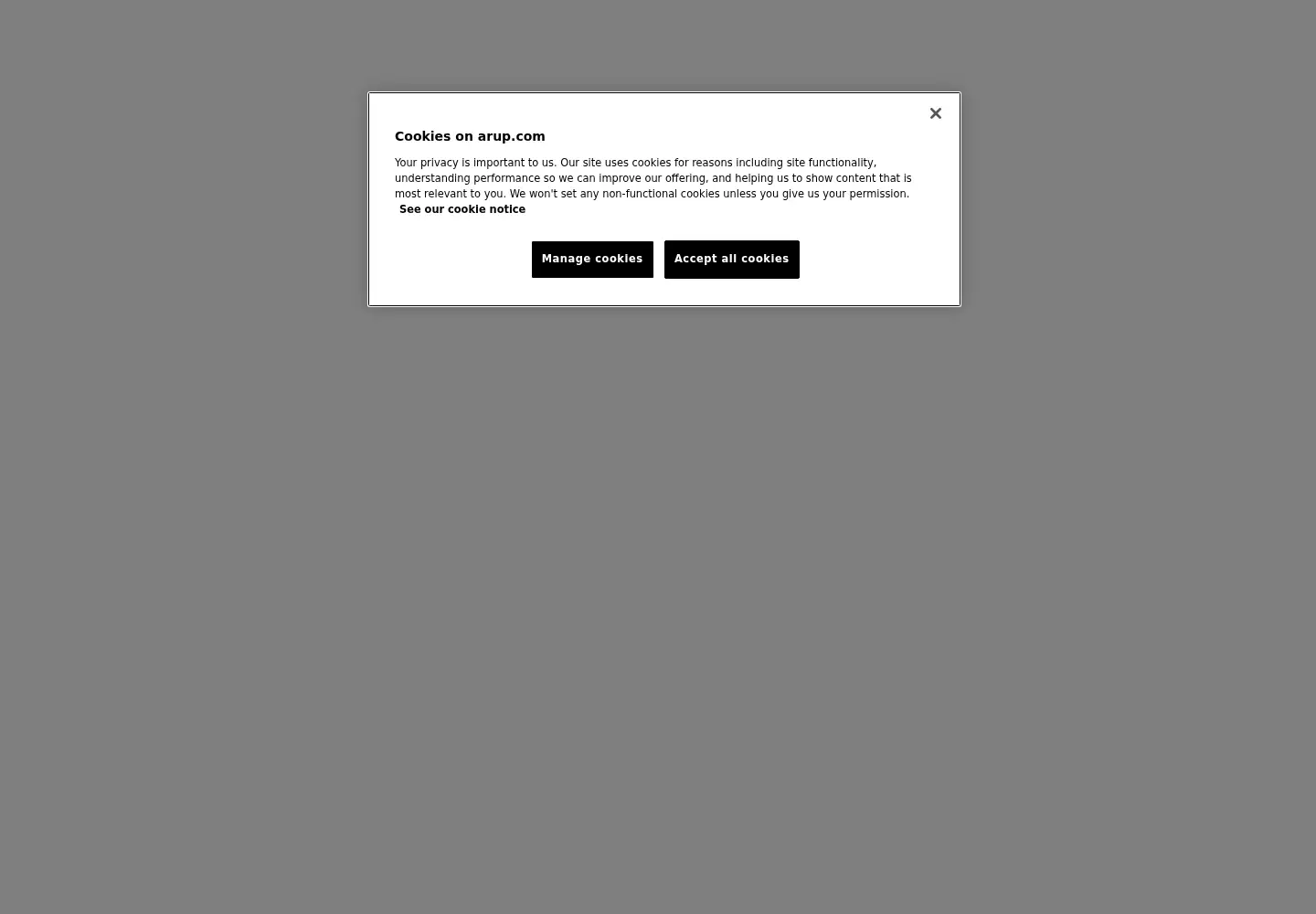 Screenshot of arup.com