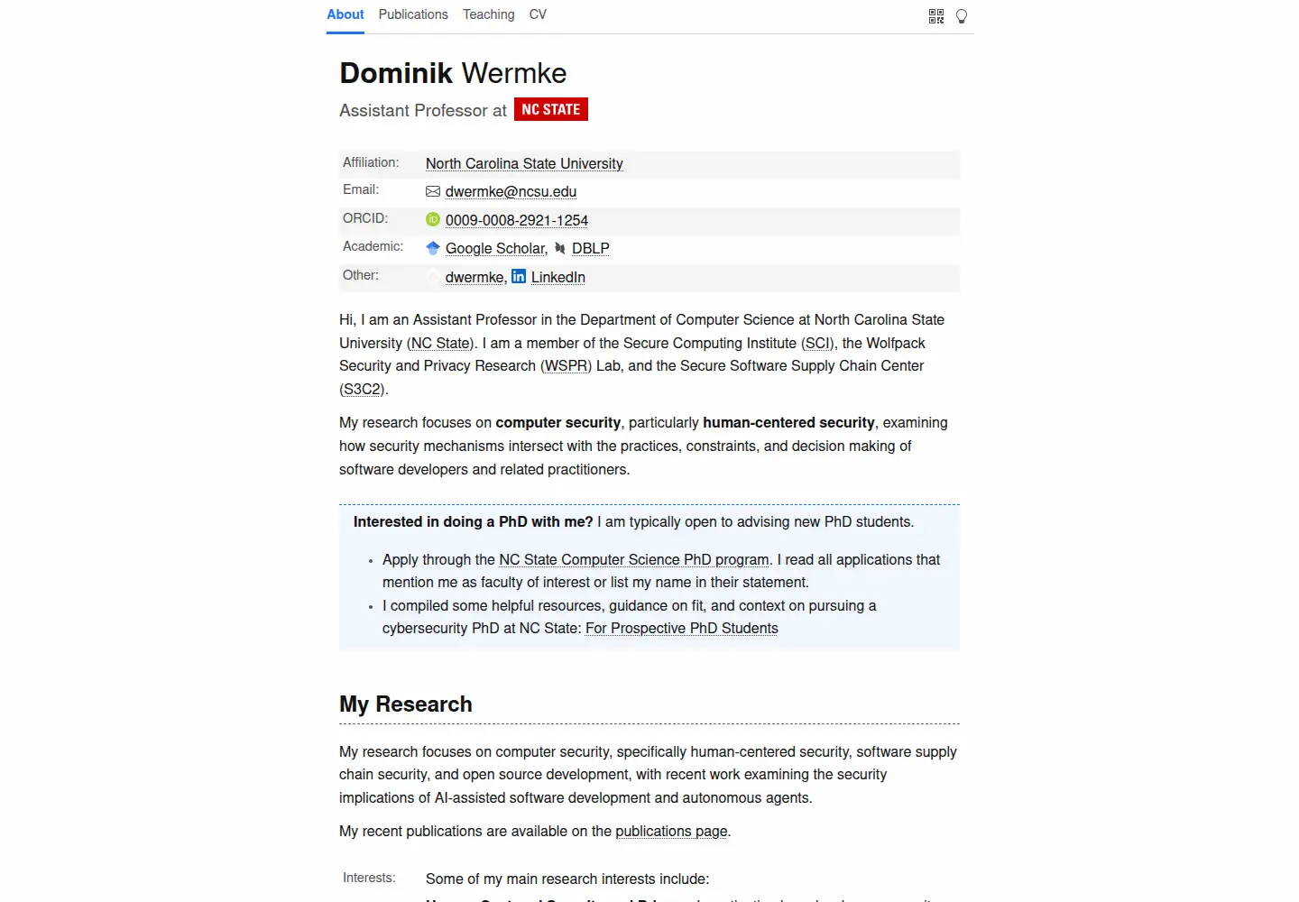 Screenshot of dwermke.com