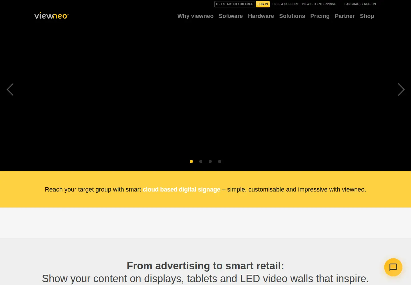 Captured homepage of viewneo.com in the current scan