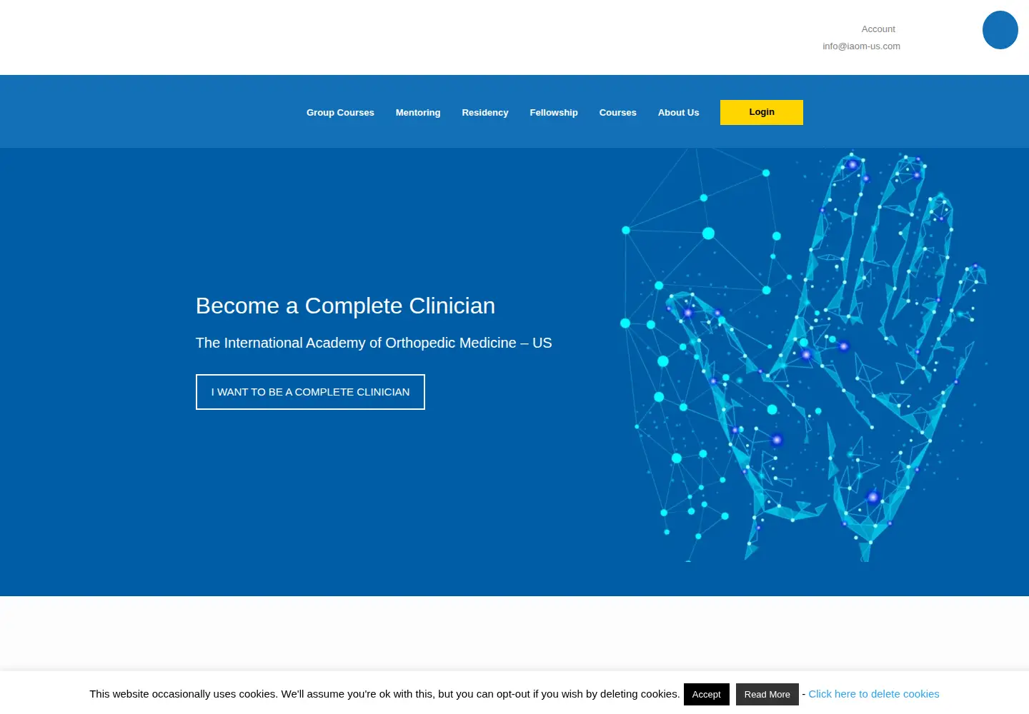 Screenshot of iaom-us.com