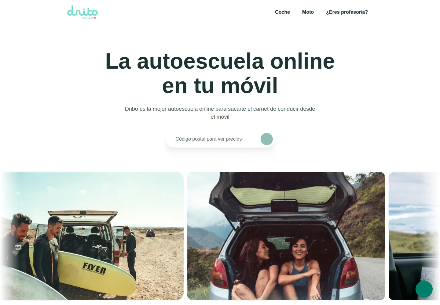 Screenshot of dribo.es