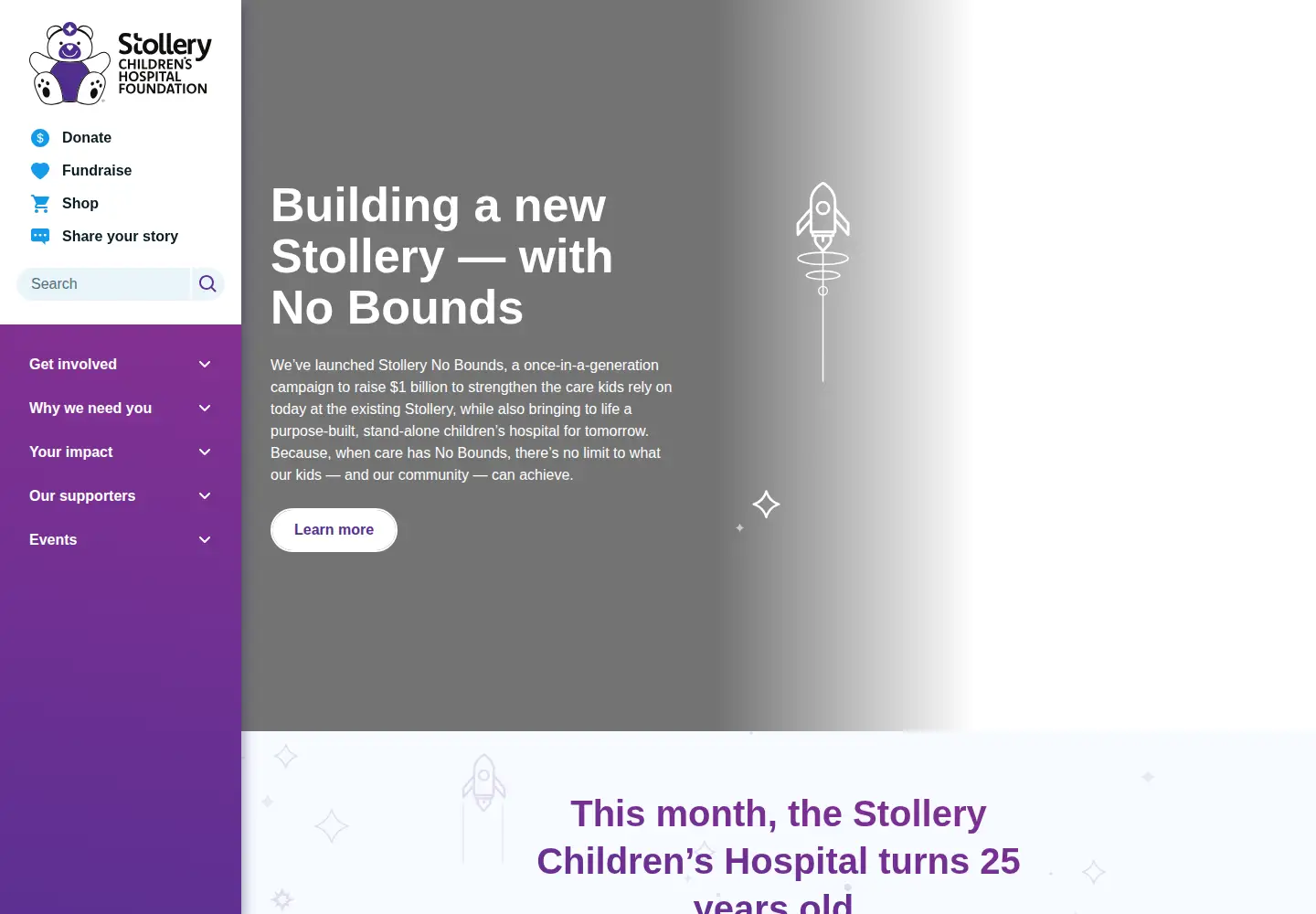 Screenshot of stollerykids.com