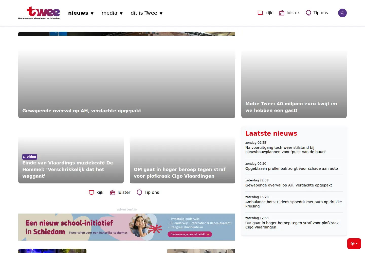 Screenshot of ditistwee.nl