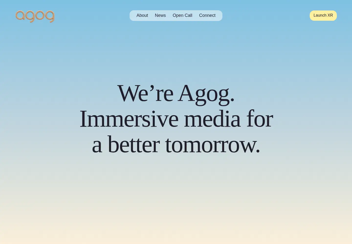 Screenshot of agog.org