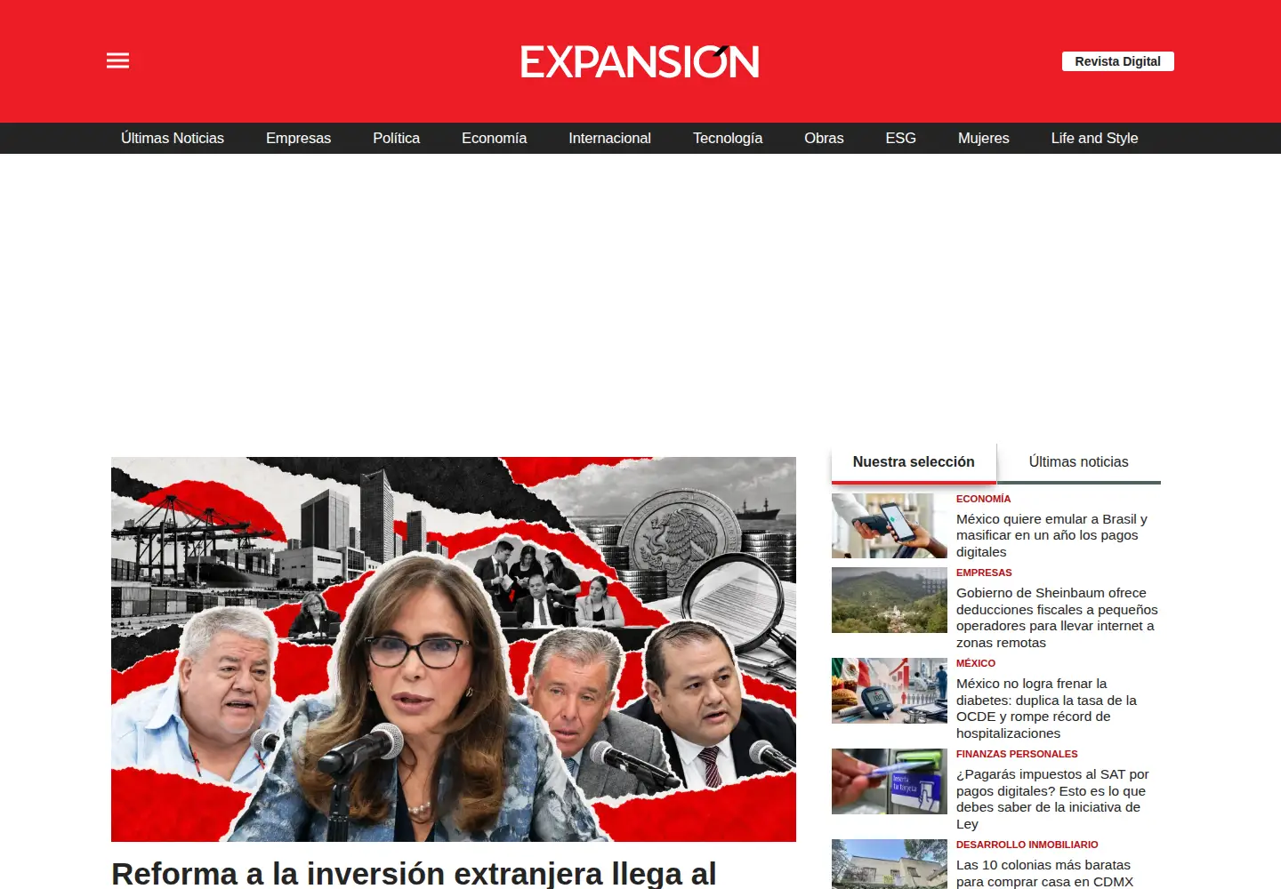 Screenshot of expansion.mx