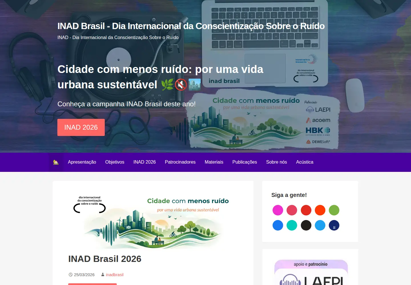 Screenshot of inadbrasil.com