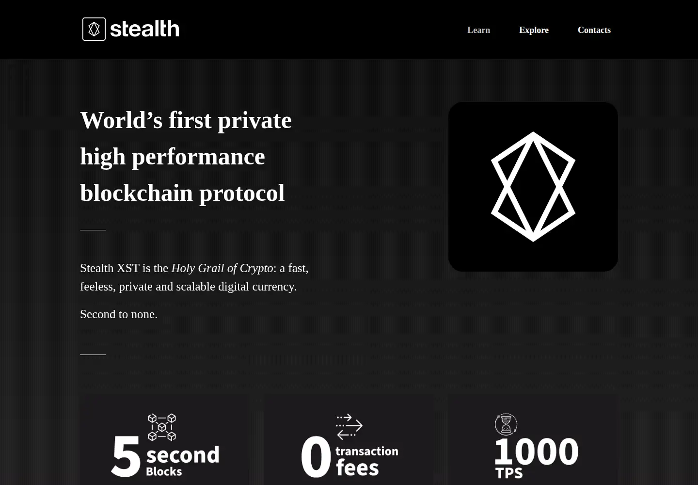 Screenshot of stealth.org