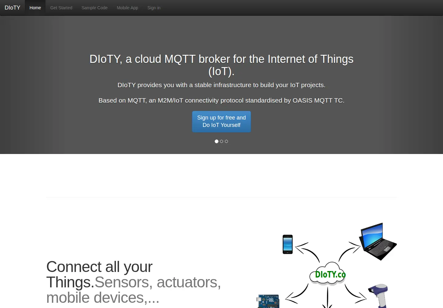 Screenshot of dioty.co