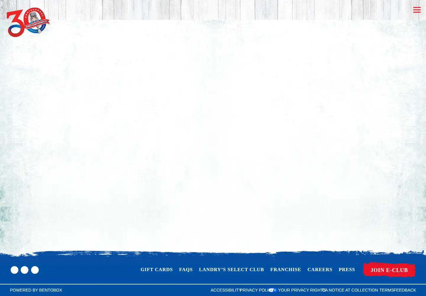 Captured homepage of bubbagump.com in the current scan