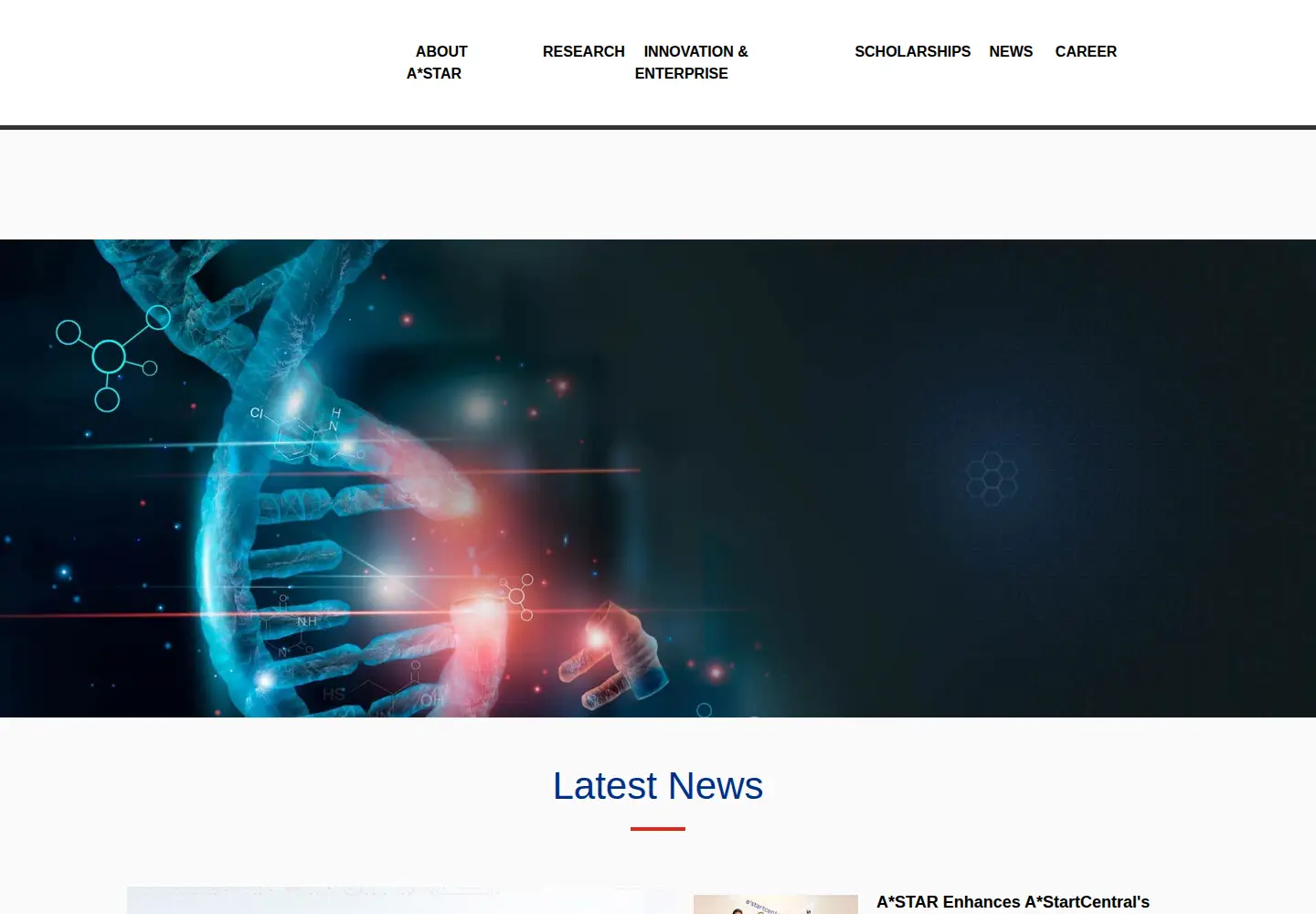 Screenshot of a-star.edu.sg