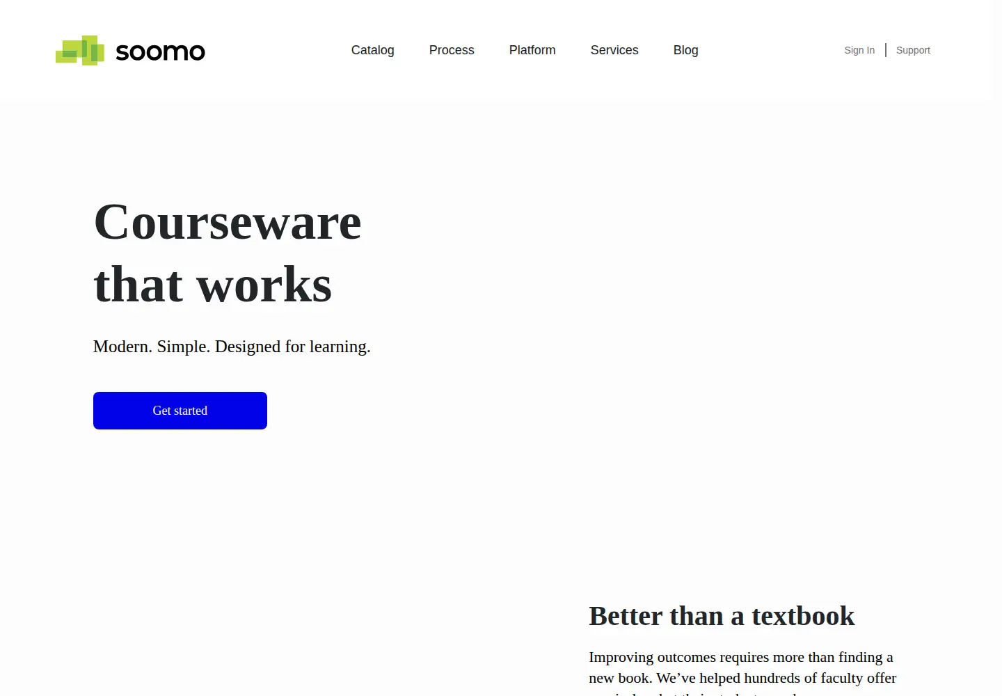 Screenshot of soomolearning.com