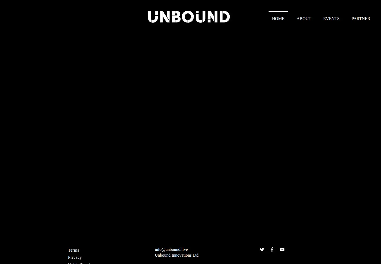 Screenshot of unbound.live