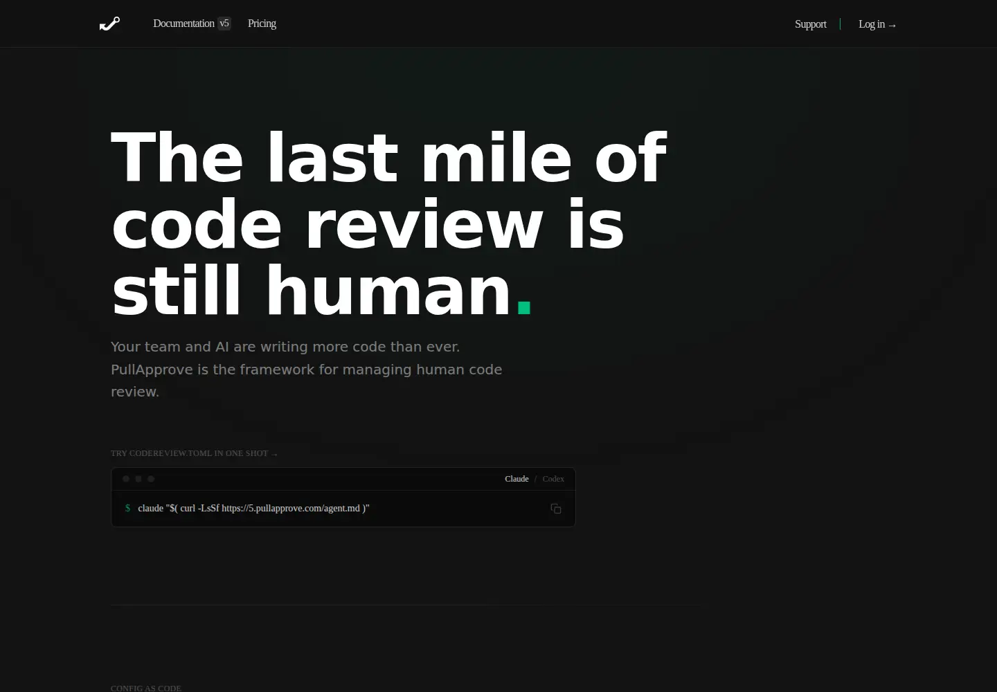 Screenshot of pullapprove.com