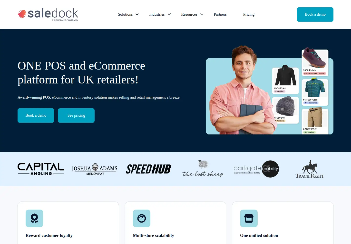 Screenshot of saledock.com