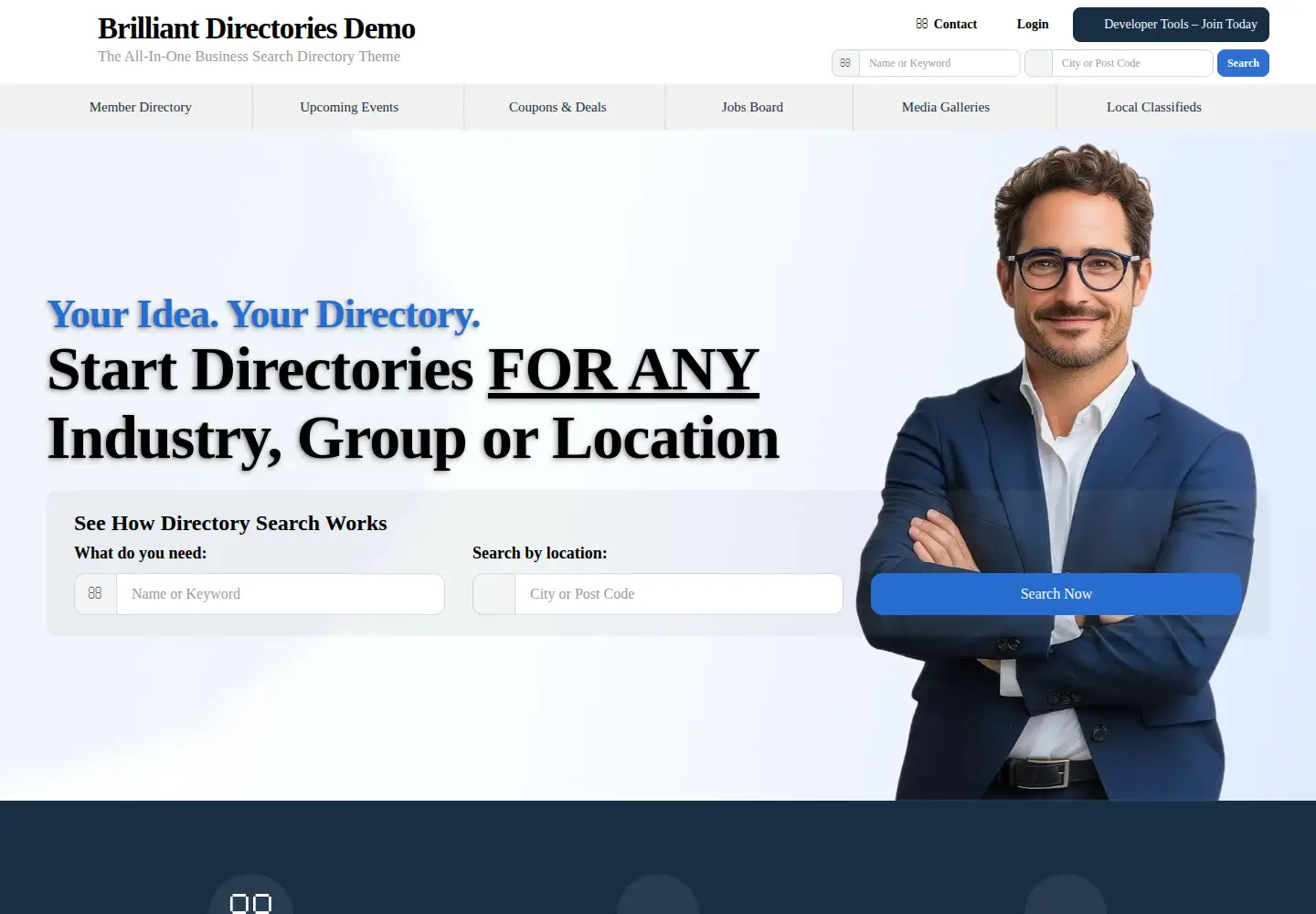 Screenshot of directoryup.com