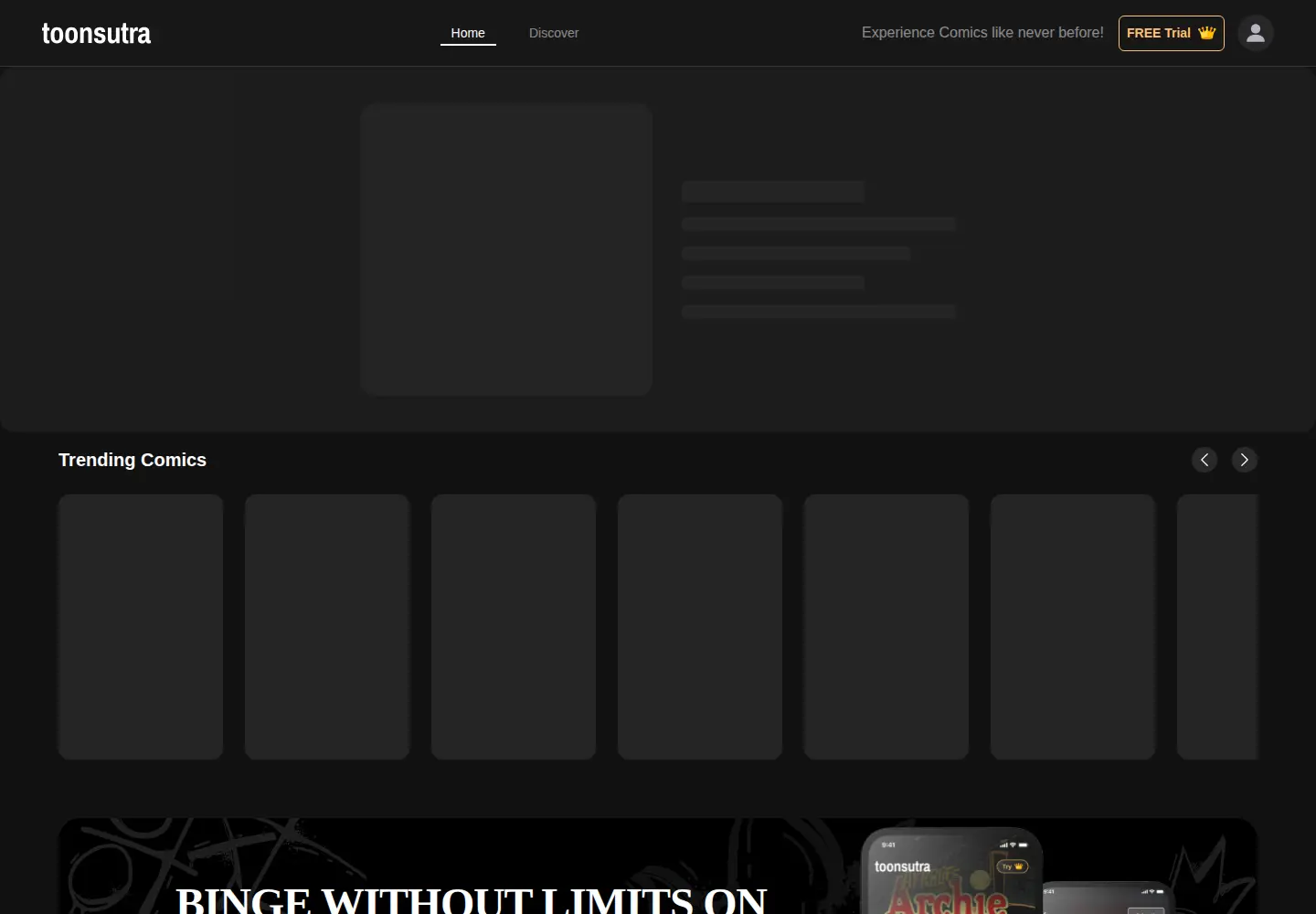 Screenshot of toonsutra.com