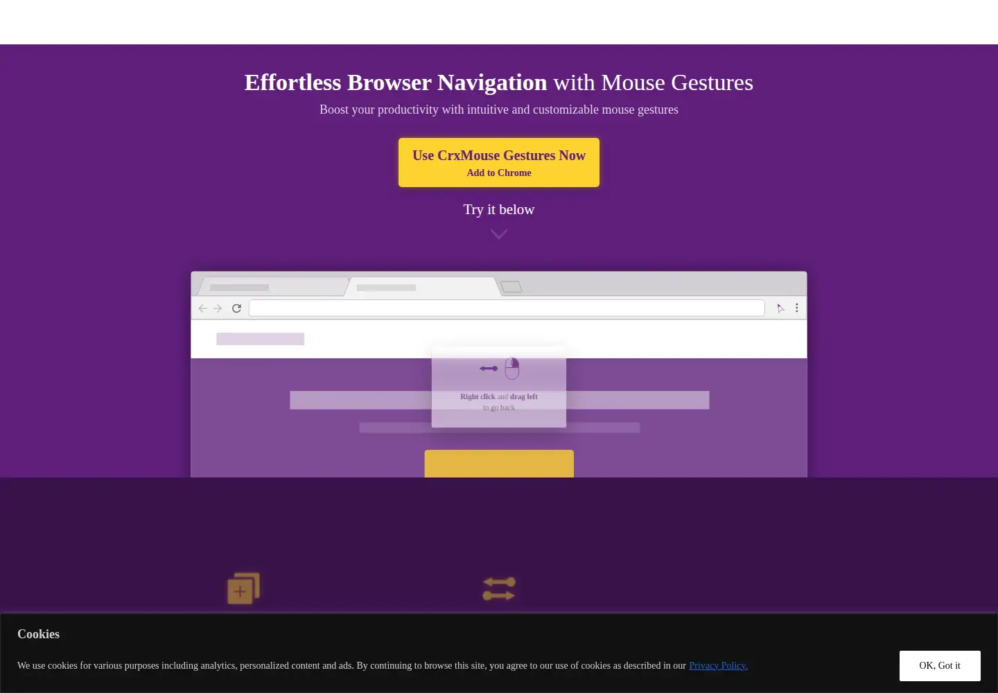 Captured homepage of crxmouse.com in the current scan